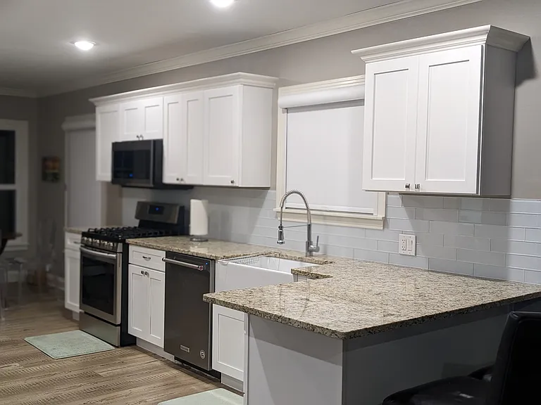 Samsung gas stove for the cook extraordinaire! And a dishwasher that actually gets dishes clean!!