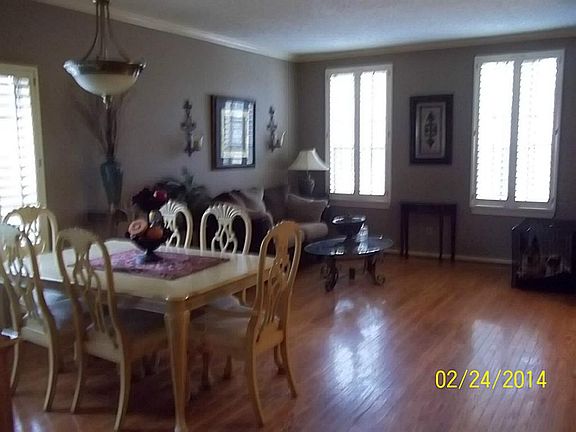 Another view of the formal dining area/second living area.