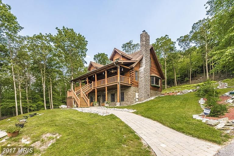 Newly stained exterior