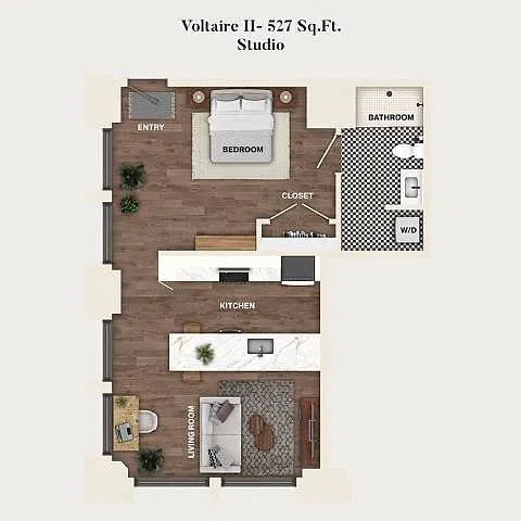 Floor plan S06 - Voltaire II