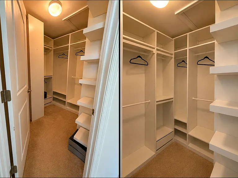 Walk-In Closet Offering Abundant Storage and Hanging Space
