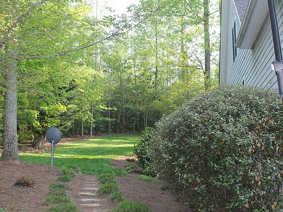 Rock path on left side