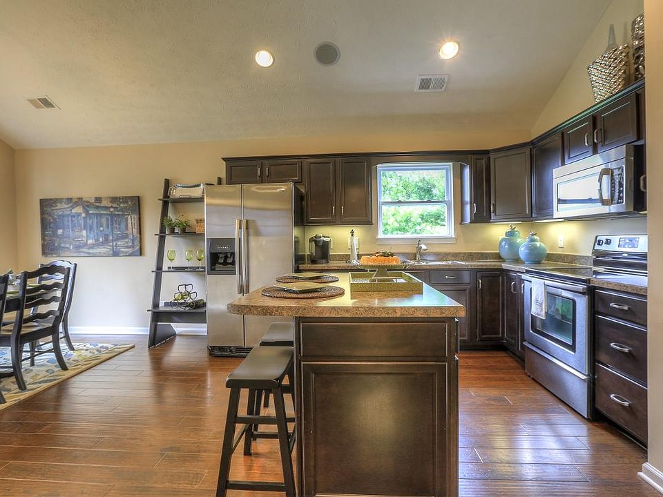 Model home kitchen. Rental does not include furniture.