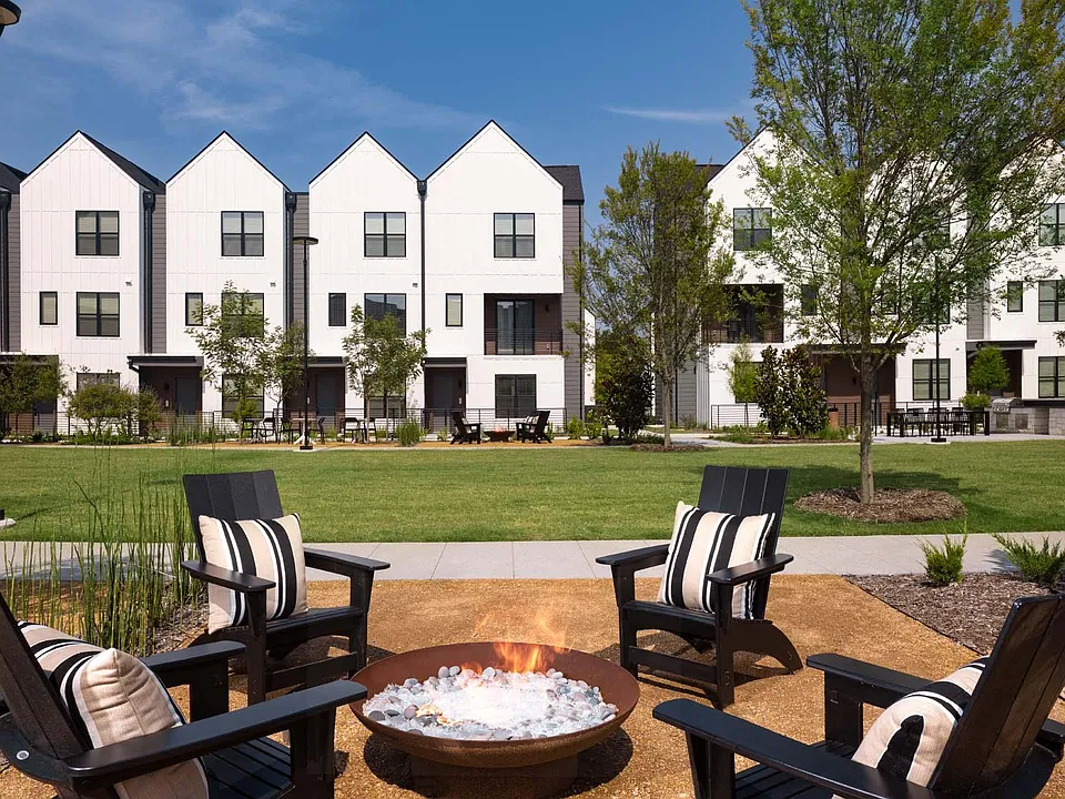 Gather around the fire pit for cozy evenings under the stars with friends and neighbors.