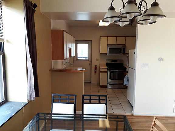 View into kitchen from main room