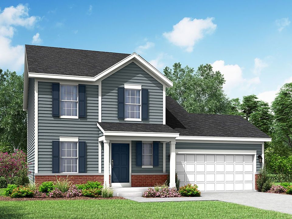 Fulton floor plan Williamsburg elevation William Ryan Homes