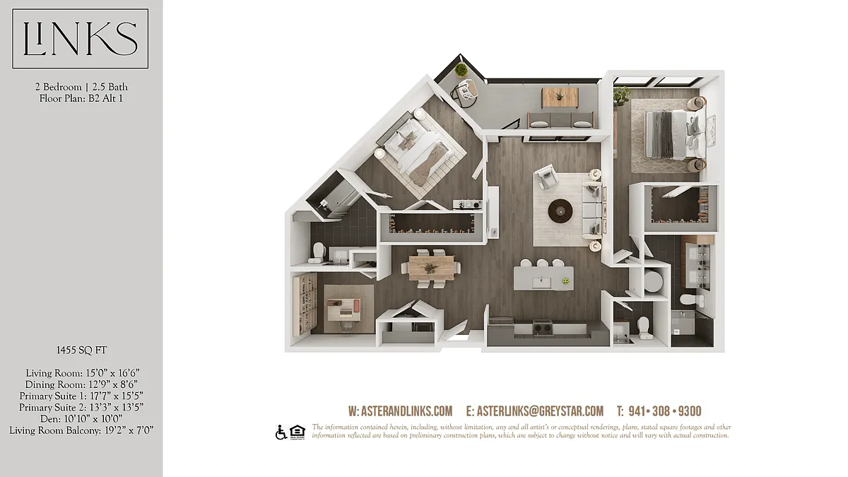 Floor plan Link B2 Alt