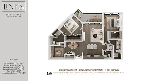 Floor plan Link B2 Alt