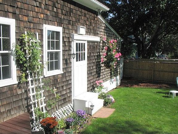 Garage with side door