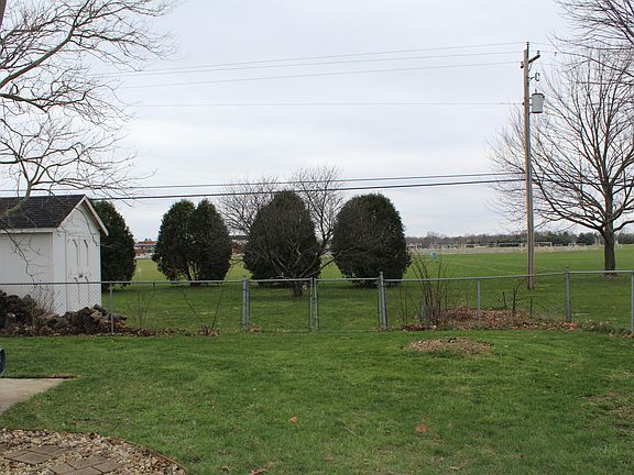 View facing soccer fields