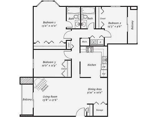 Floor plan C1-1274