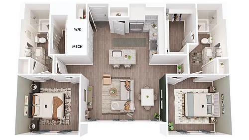Floor plan B1