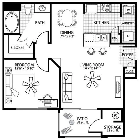 Floor plan A1