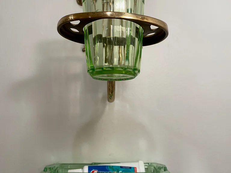 Master Bath Toothbrush & Toothpaste Holders