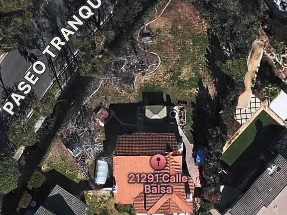 Arial view of property including the massive back yard