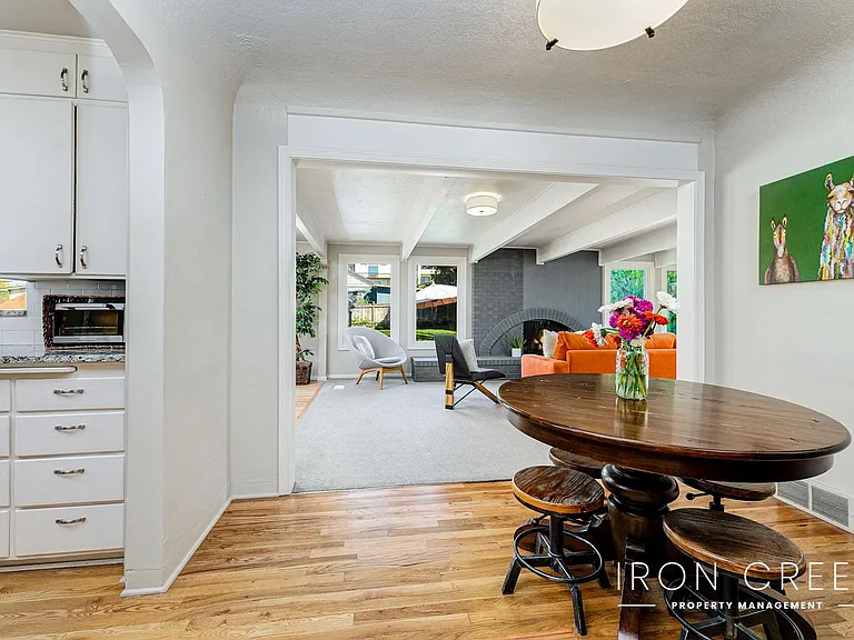 Dining Area leading to kitchen and great room
