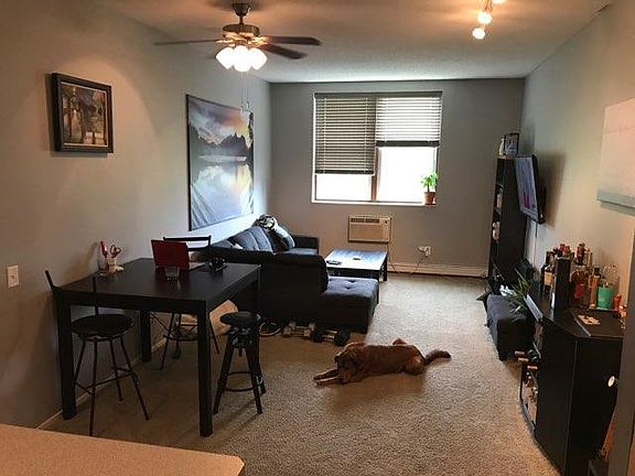 Living room facing window.