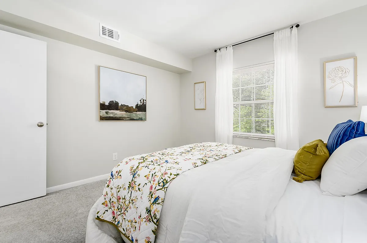 large bedroom with ample sunlight - Arlington Heights