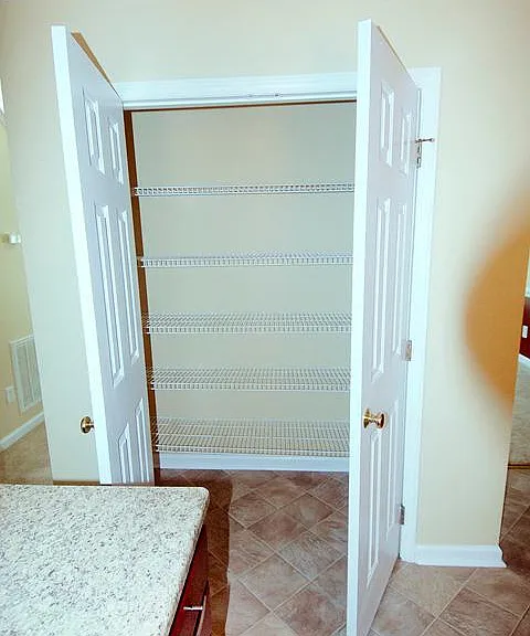 Large kitchen pantry for plenty of kitchen storage