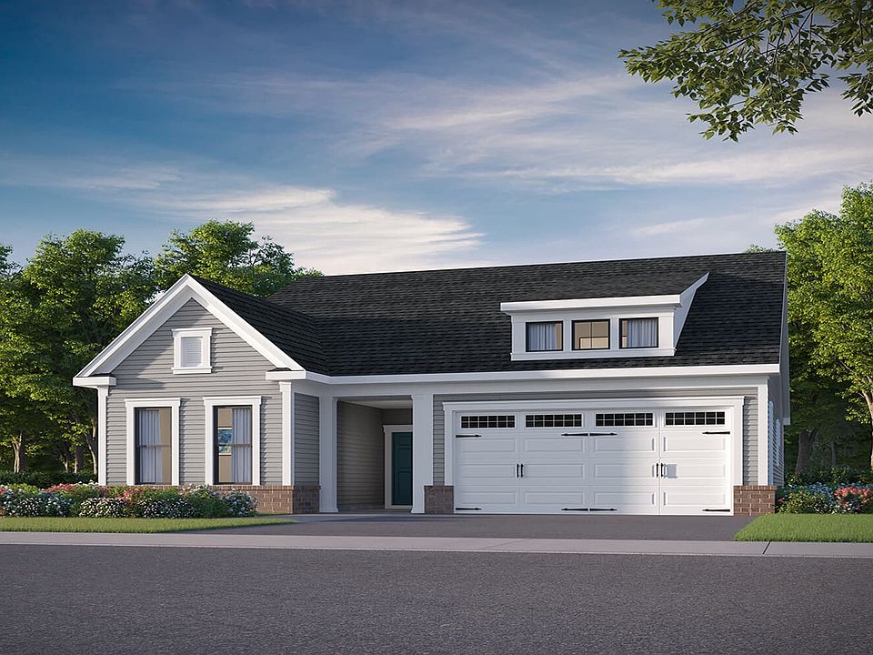 Elevation 1 of the Monet III a home design at Lakeside at Trappe by Brookfield Residential