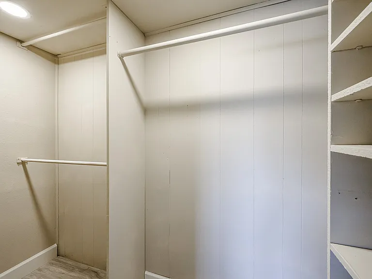 Master bedroom walk-in closet
