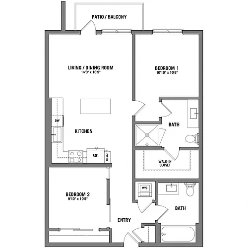 Floor plan B2