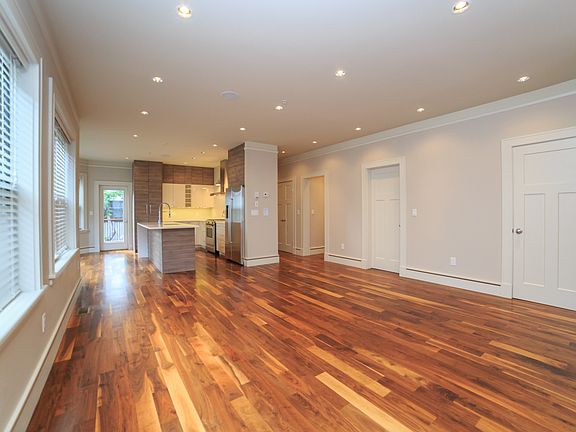 Open living/dining area