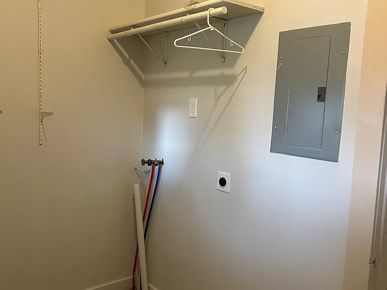 Laundry room.