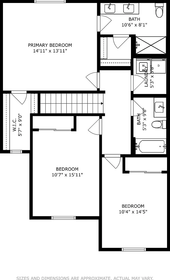 3 bed, 2.5 bath, 1676 sqft, $2,400 — Photo 3