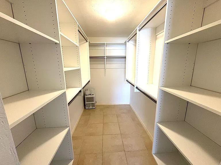 Main bedroom closet