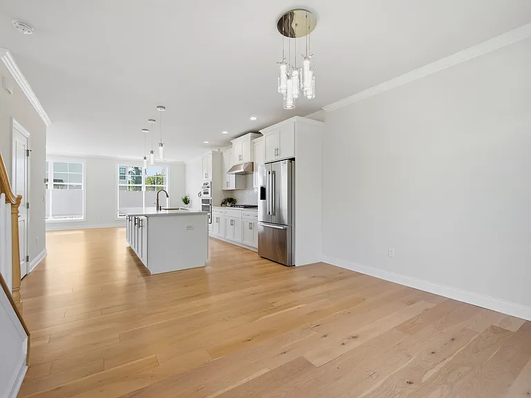 Dining room is open to the kitchen.