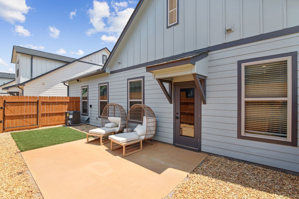 Spacious back yards with every home