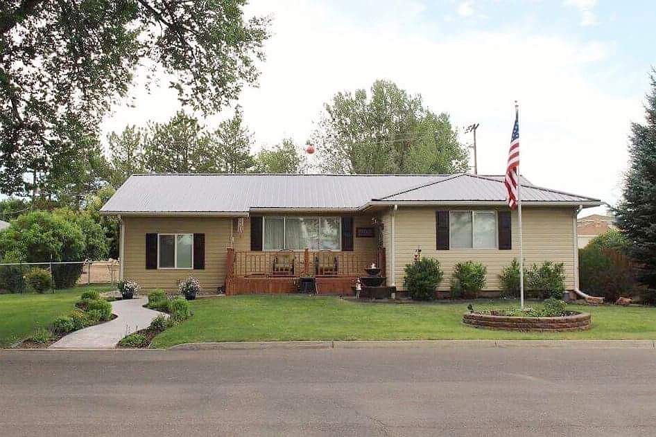 Winding path to front door