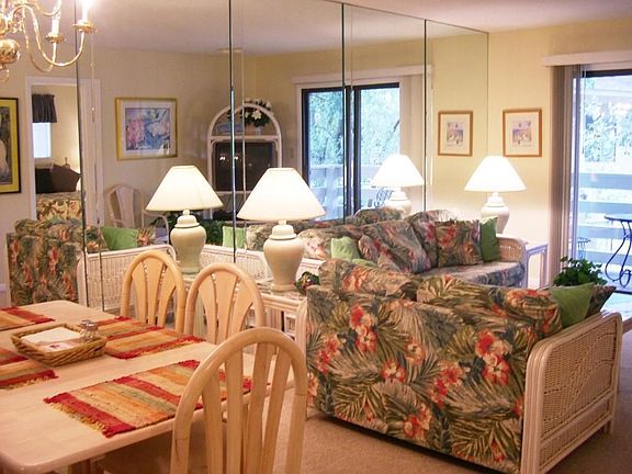 Furnished Dining and Living Room Areas