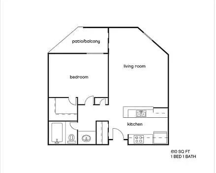 Floor plan 1BDBr