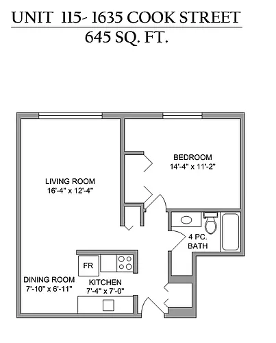 Floor plan 115