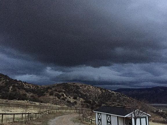 Driveway & horse barn