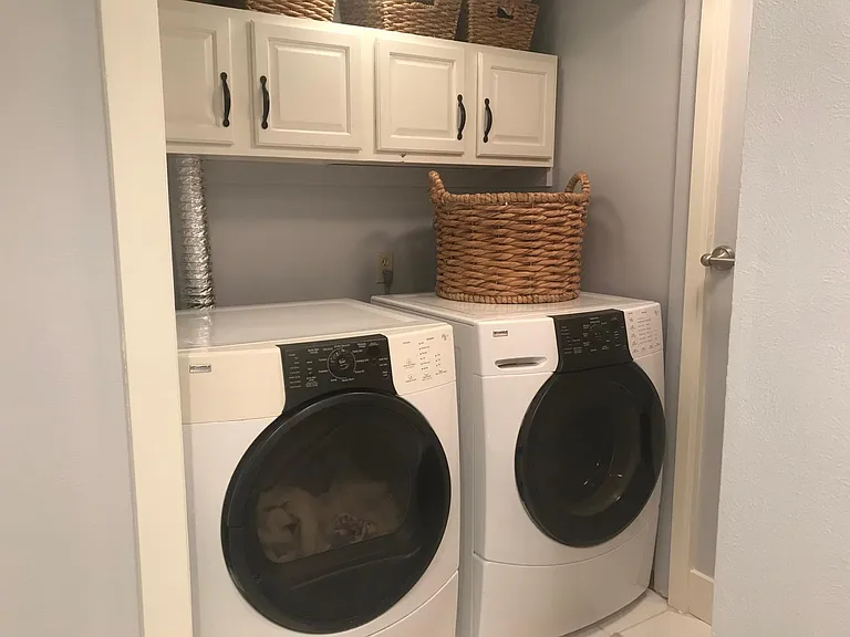 Lower level laundry & second bath.