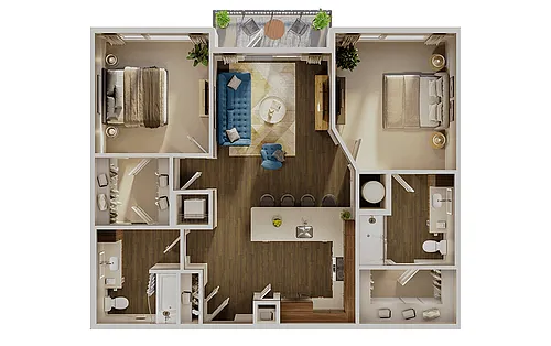 Floor plan B2
