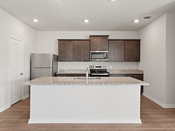 The Camellia has a wonderful kitchen island.