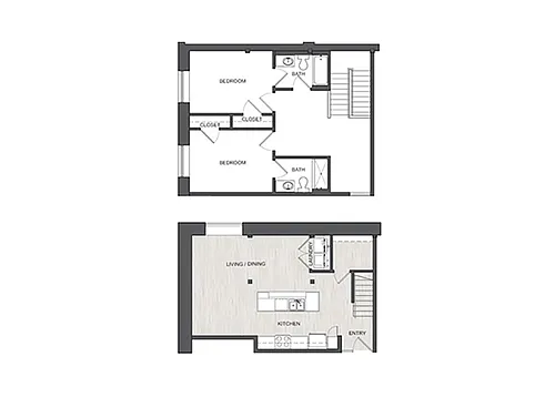 Floor plan TH2A