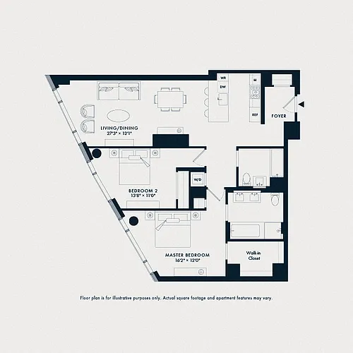 Floor plan Waterline 3: B6