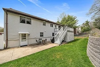 shared back yard and apt entrance - 26 Estey Way #1