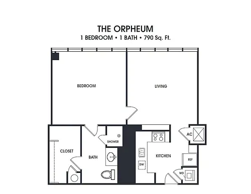 Floor plan ORPHEUM
