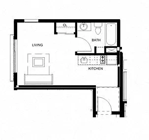 Floor plan Studio S3.1