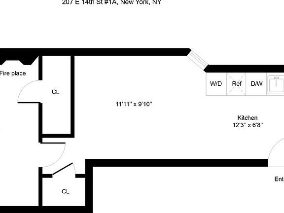 2nd image of 207 E 14th St #A1