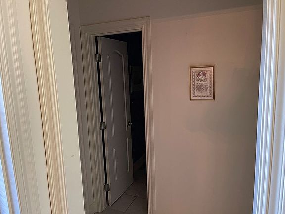 Entry to bathroom & closet