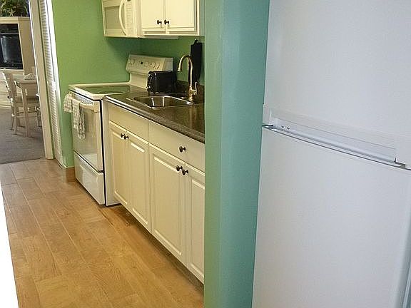 Updated galley kitchen