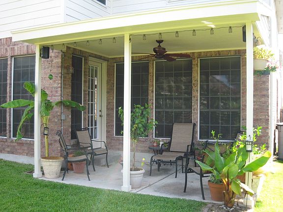 Covered patio