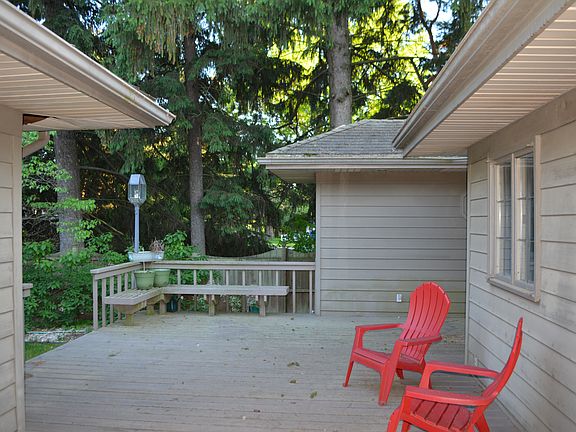 Large back porch